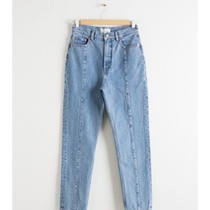& Other Stories tapered high rise jeans